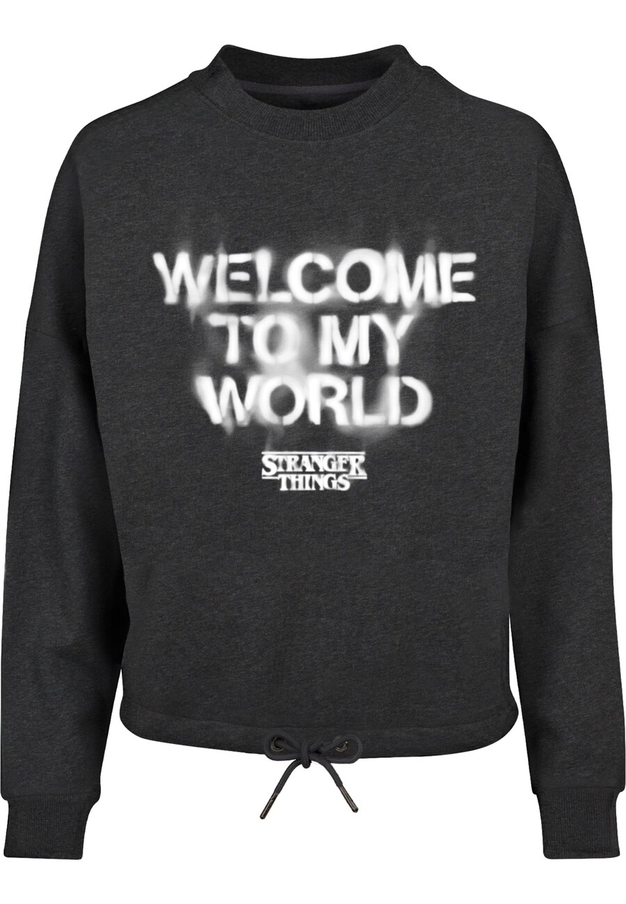 

Толстовка ABSOLUTE CULT Stranger Things - Welcome To My World, антрацит