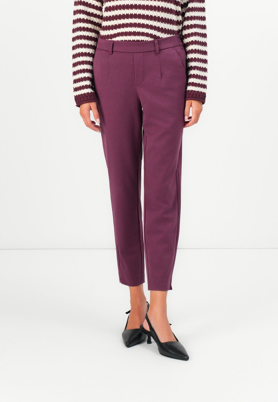 

Брюки Object SLIM NOOS, Mauve Wine/Red