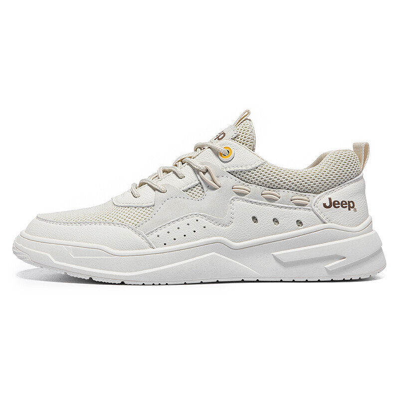 

Кроссовки Jeep Skateboarding Shoes Men Low-top Beige, бежевый