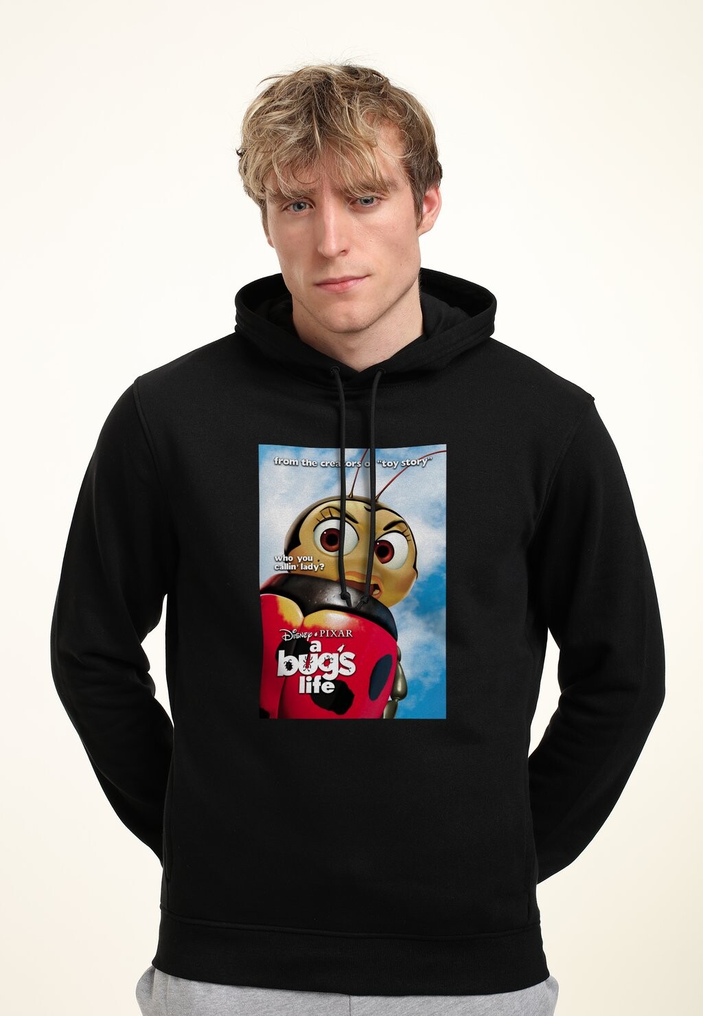 

Толстовка с капюшоном A BUG'S LIFE NOT A LADY POSTER Henry Tiger, черный