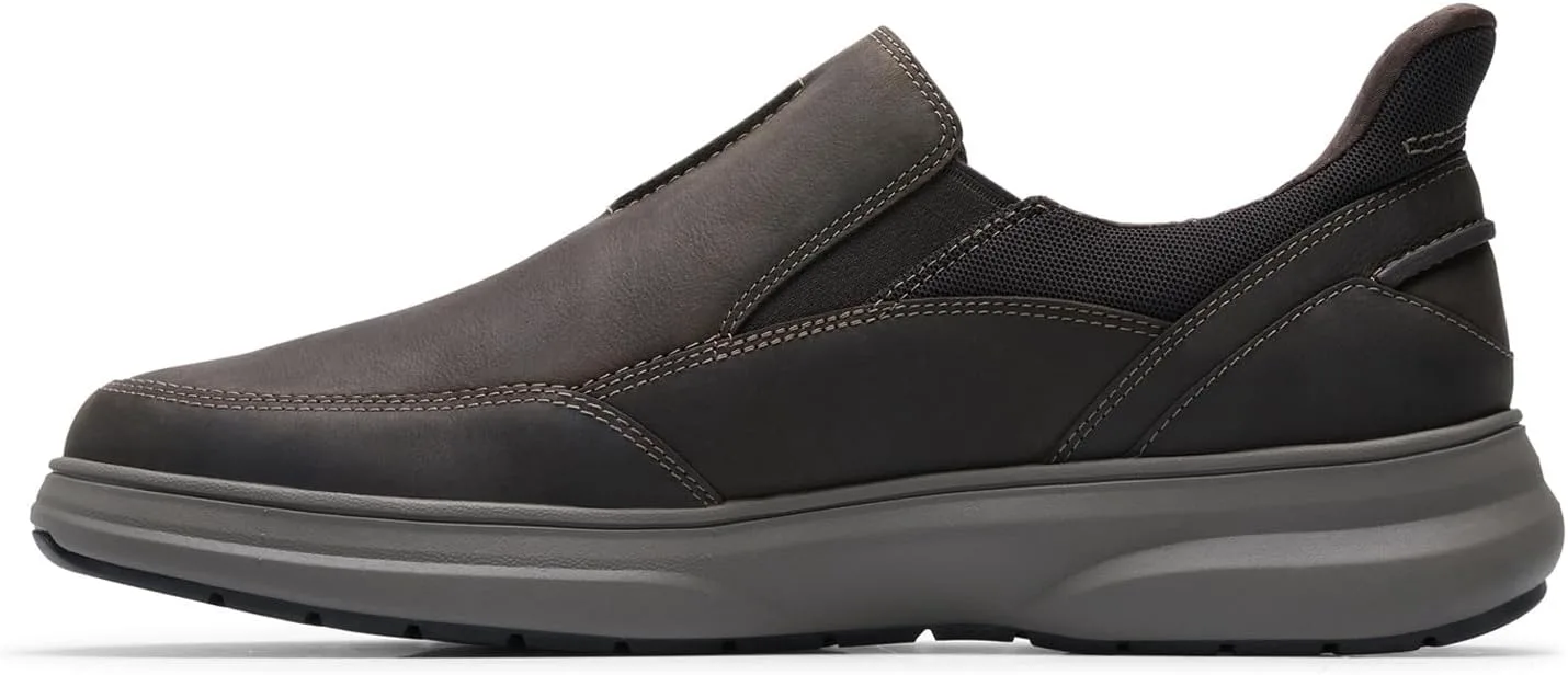 Мужские слипоны Clarks Mullan Step, темно-коричневый — фото 4