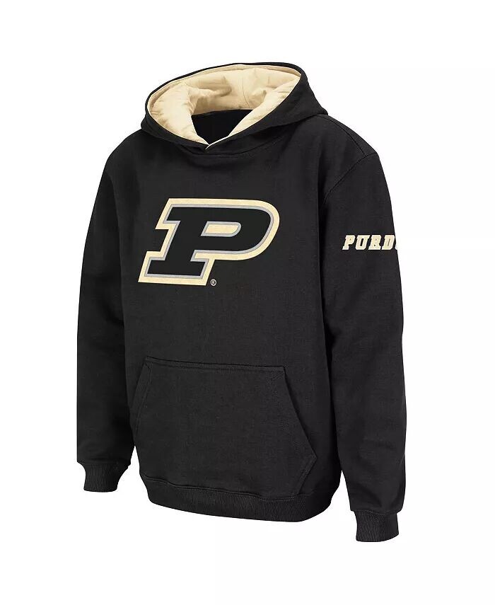 

Толстовка с капюшоном Big Boys Purdue Boilermakers с большим логотипом Stadium Athletic, черный