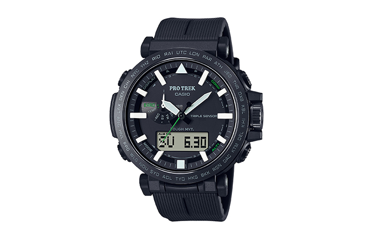 

CASIO Часы Men PRO TREK Black Watch PRW-6621Y-1PR, Black Dial