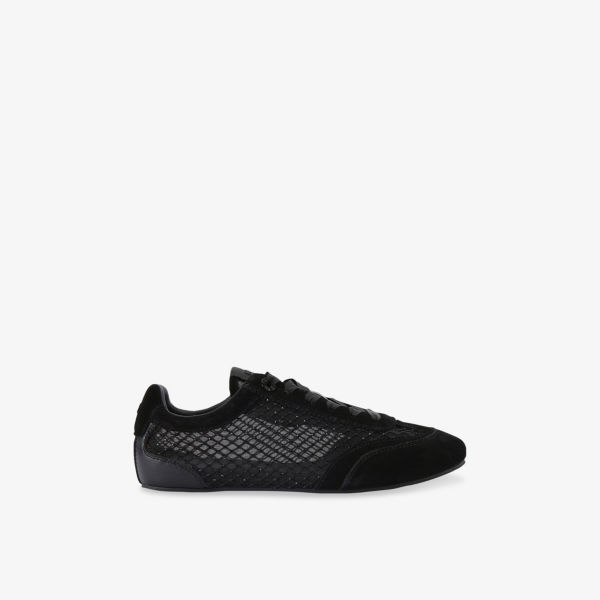 Кроссовки Kg Kurt Geiger Listen украшенные стразами, черный
