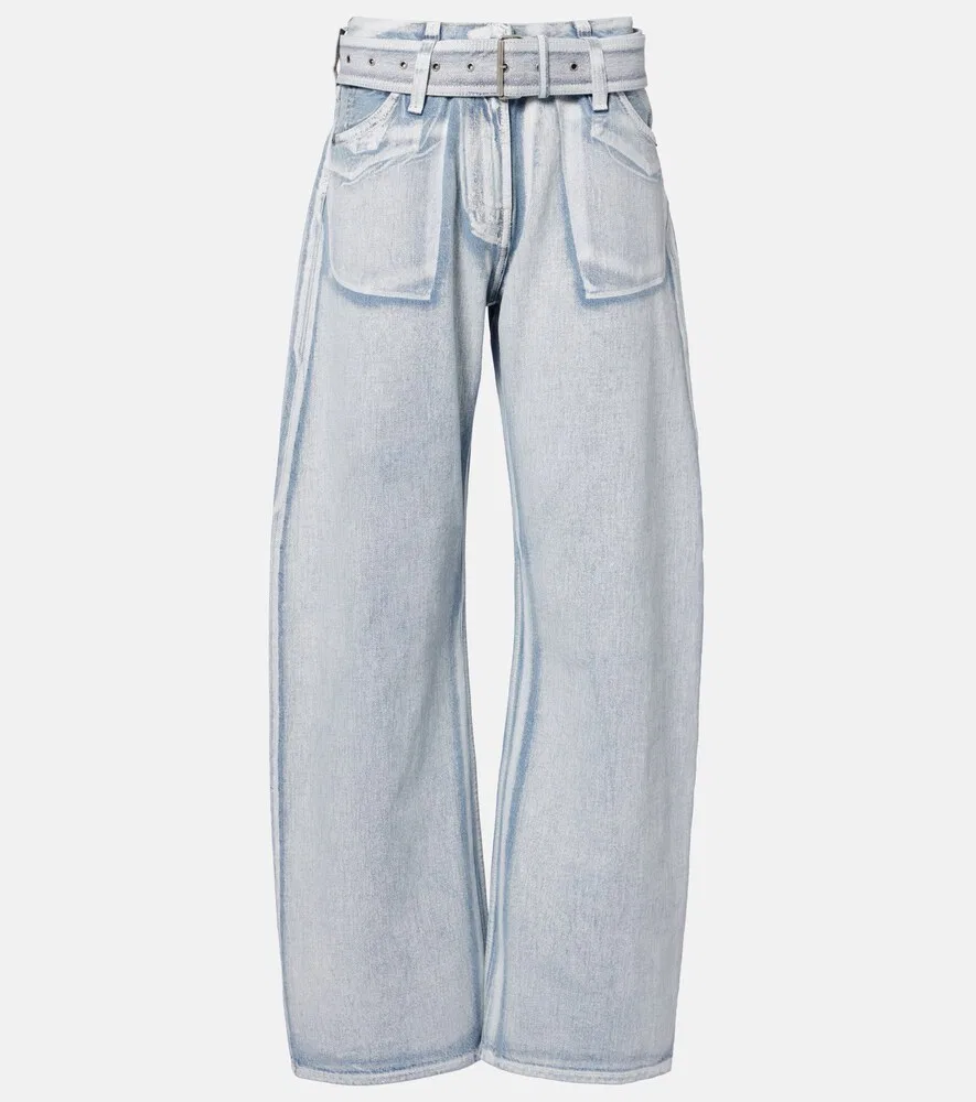 Широкие джинсы Page Acne Studios, синий