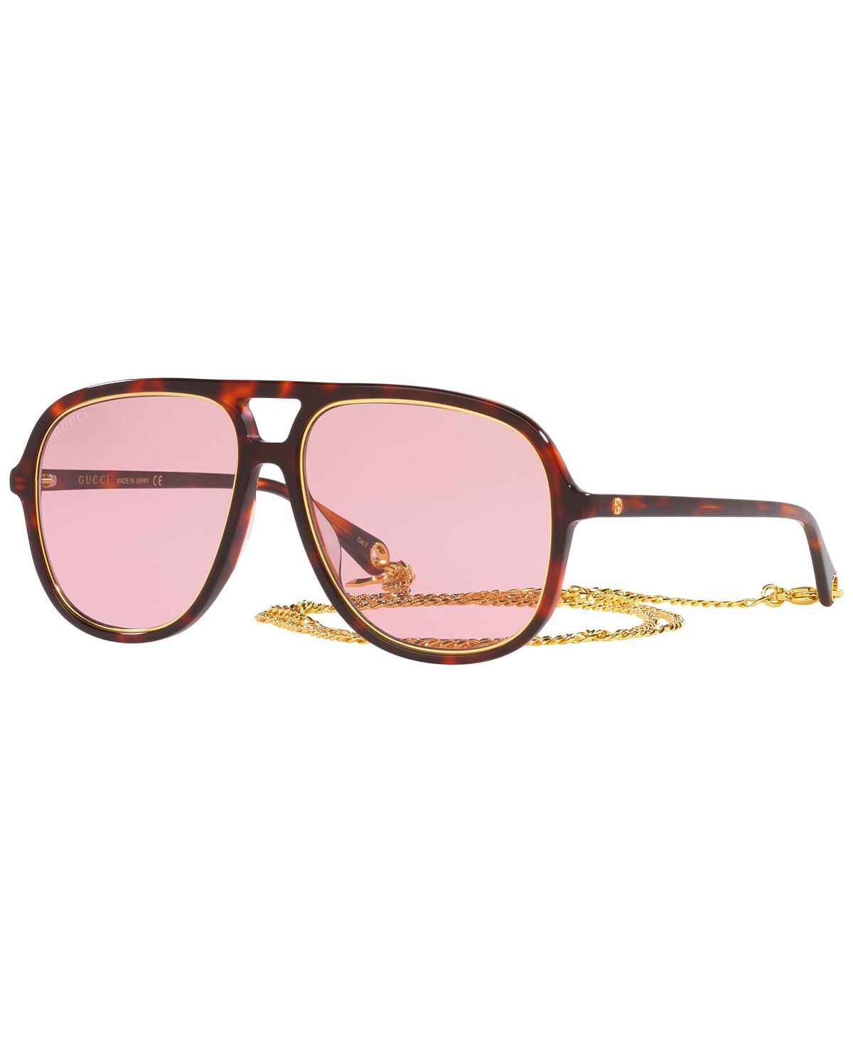 

Женские солнцезащитные очки, GG1077S 57 Gucci, коричневый