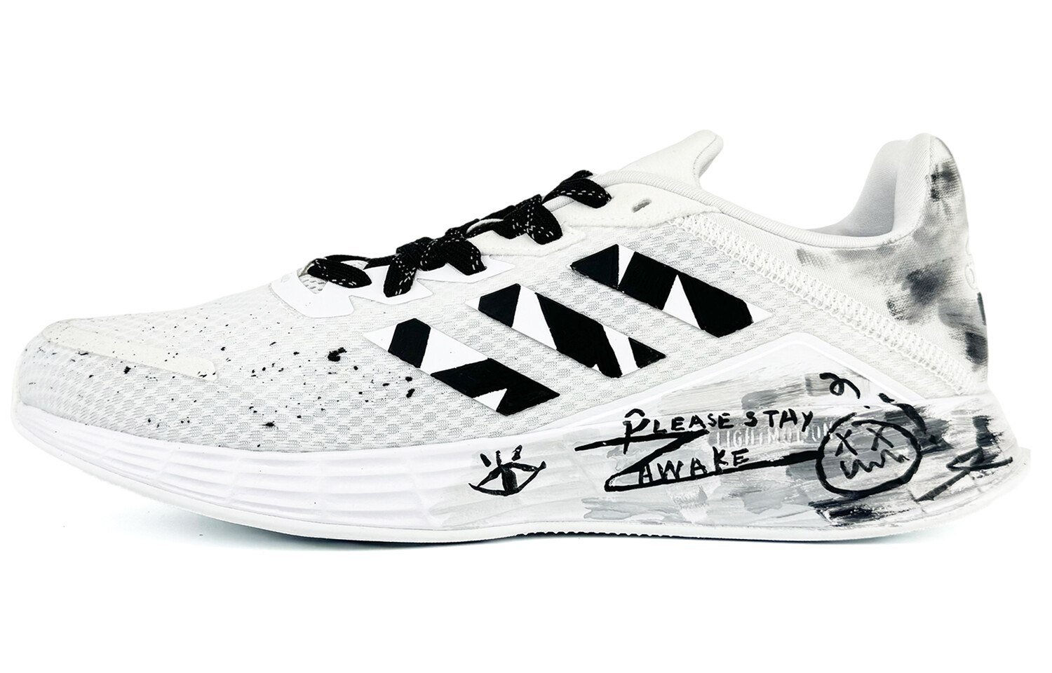 

Кроссовки мужские Duramo Sl с низким верхом, черные/белые Adidas