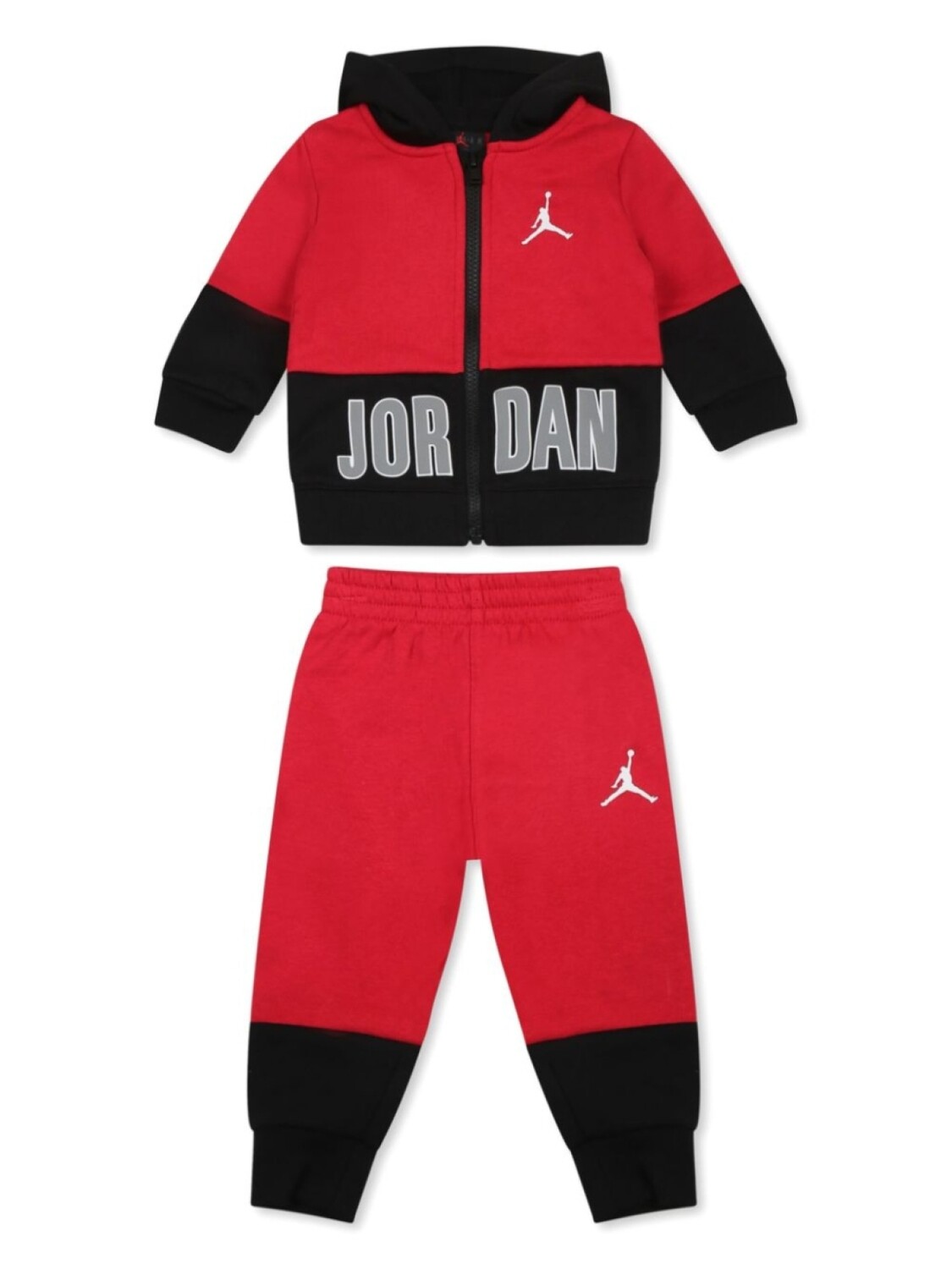 

Комплект спортивного костюма Jordan Kids с принтом, красный
