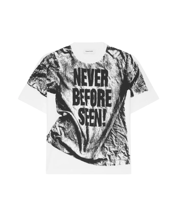 

Белая вышитая футболка Illusion ÃTudes, белый