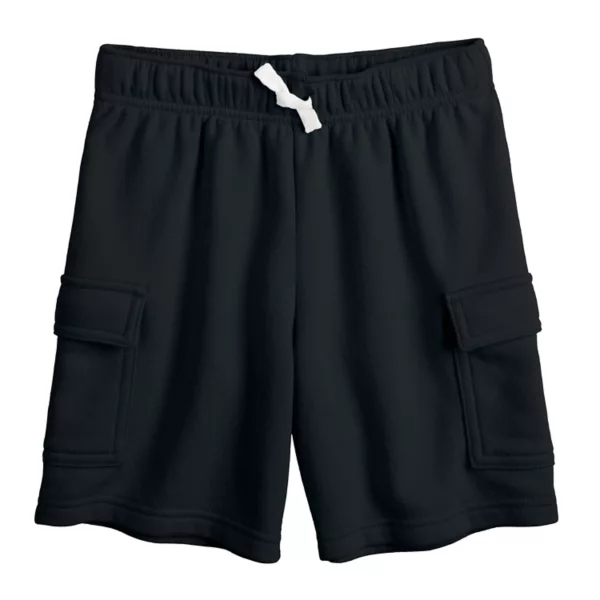 

Трикотажные шорты-карго для мальчиков 4-12 лет Jumping Beans, цвет black ore