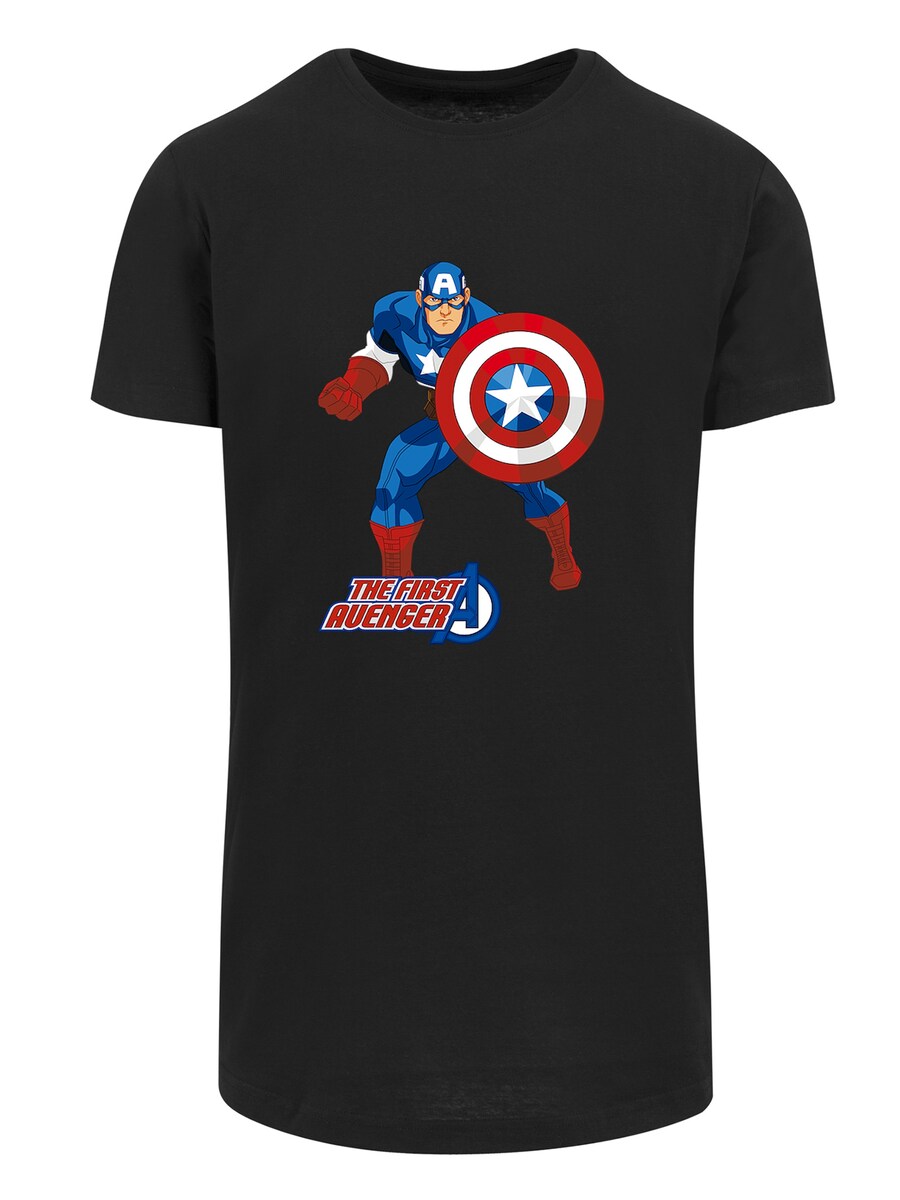 

Рубашка F4NT4STIC Marvel Avengers Captain America The First Avenger, черный