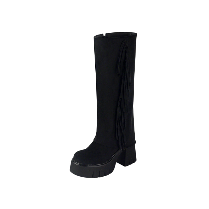 

Сапоги JIUXINGDAO Knee-high Boots Women's, черный