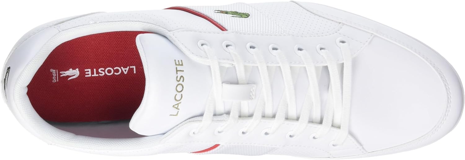 Мужские кроссовки Lacoste Nivolor, белый/красный — фото 3