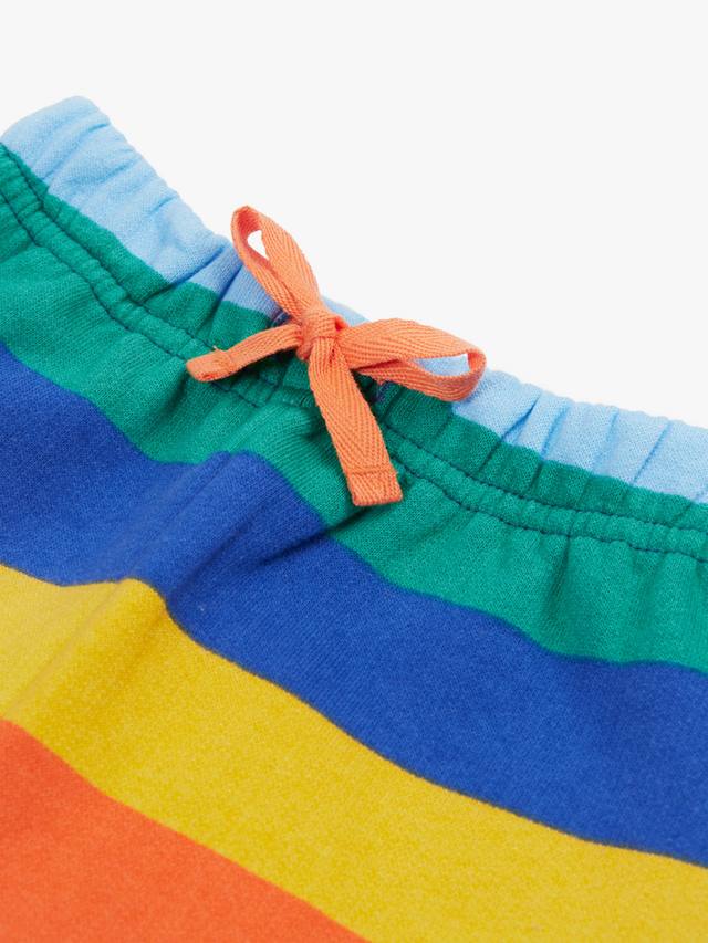 Детские брюки в полоску из органического хлопка snuggle crawler в обтяжку Frugi, разноцветный — фото 2
