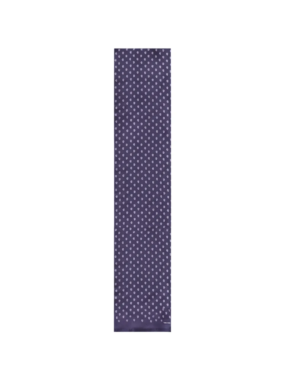 

Шарф с логотипом и узором "пейсли" Tom Ford, фиолетовый