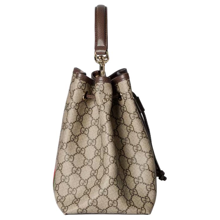 Женская сумка GUCCI Ophidia через плечо, коричневая — фото 3