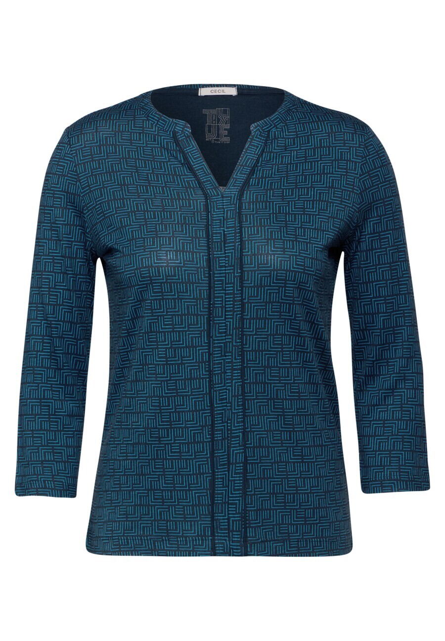 

Блузка с коротким рукавом CECIL Blouse, бирюзовый