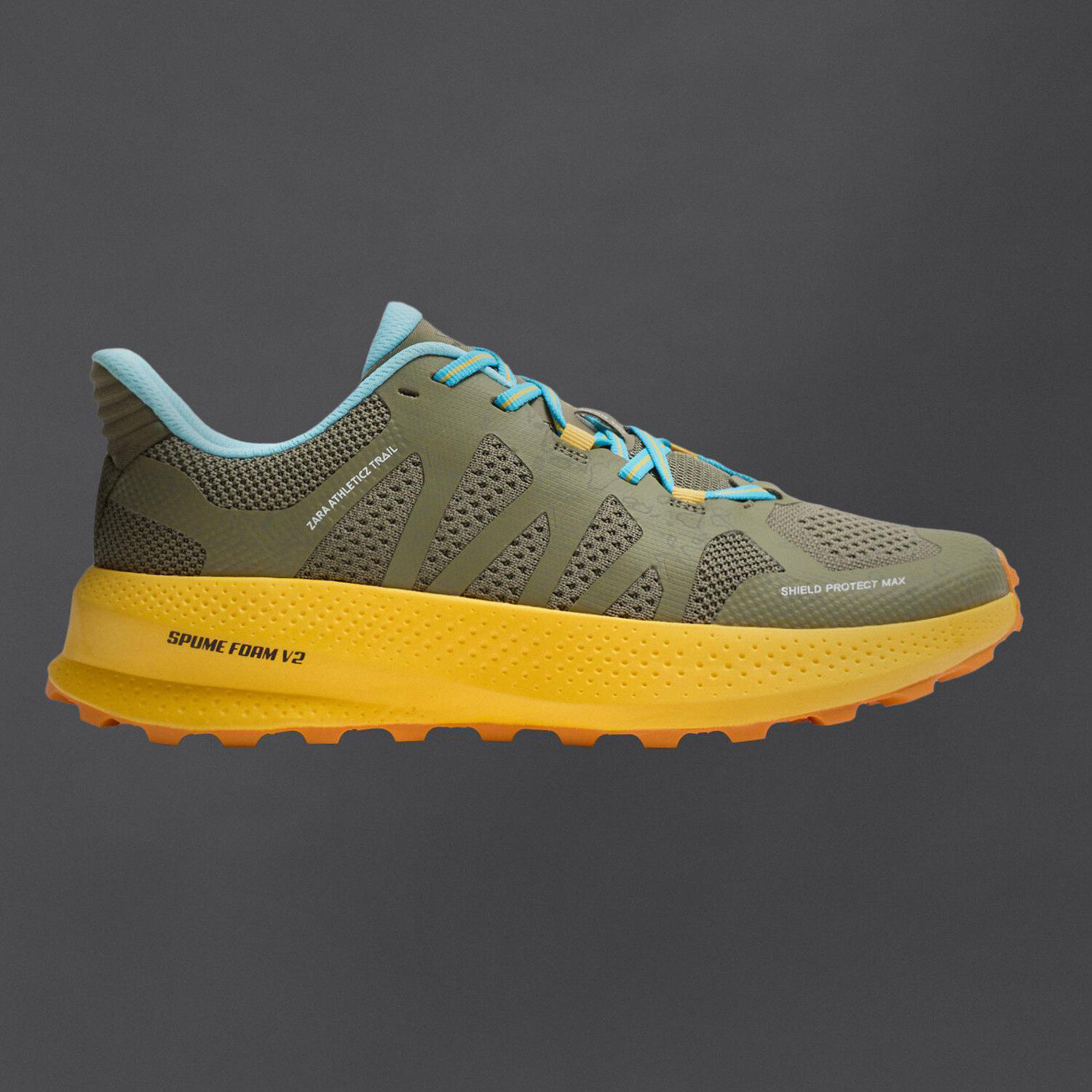 

Кроссовки Zara Running, зеленый