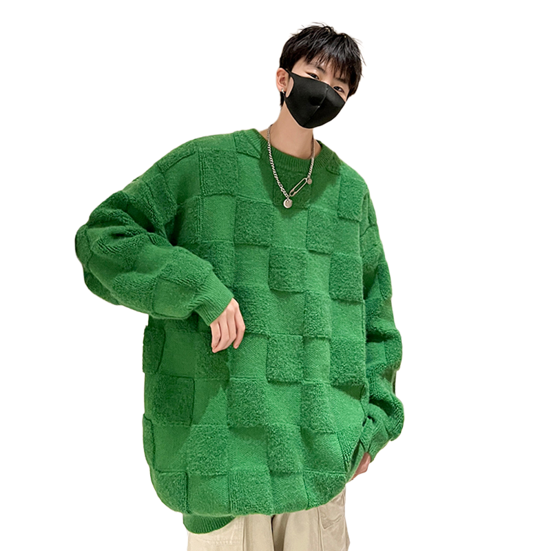 

Трикотажный свитер Unisex с круглым вырезом Moderate Others VanCamel, red-korean noble gentleman/soft and tender texture