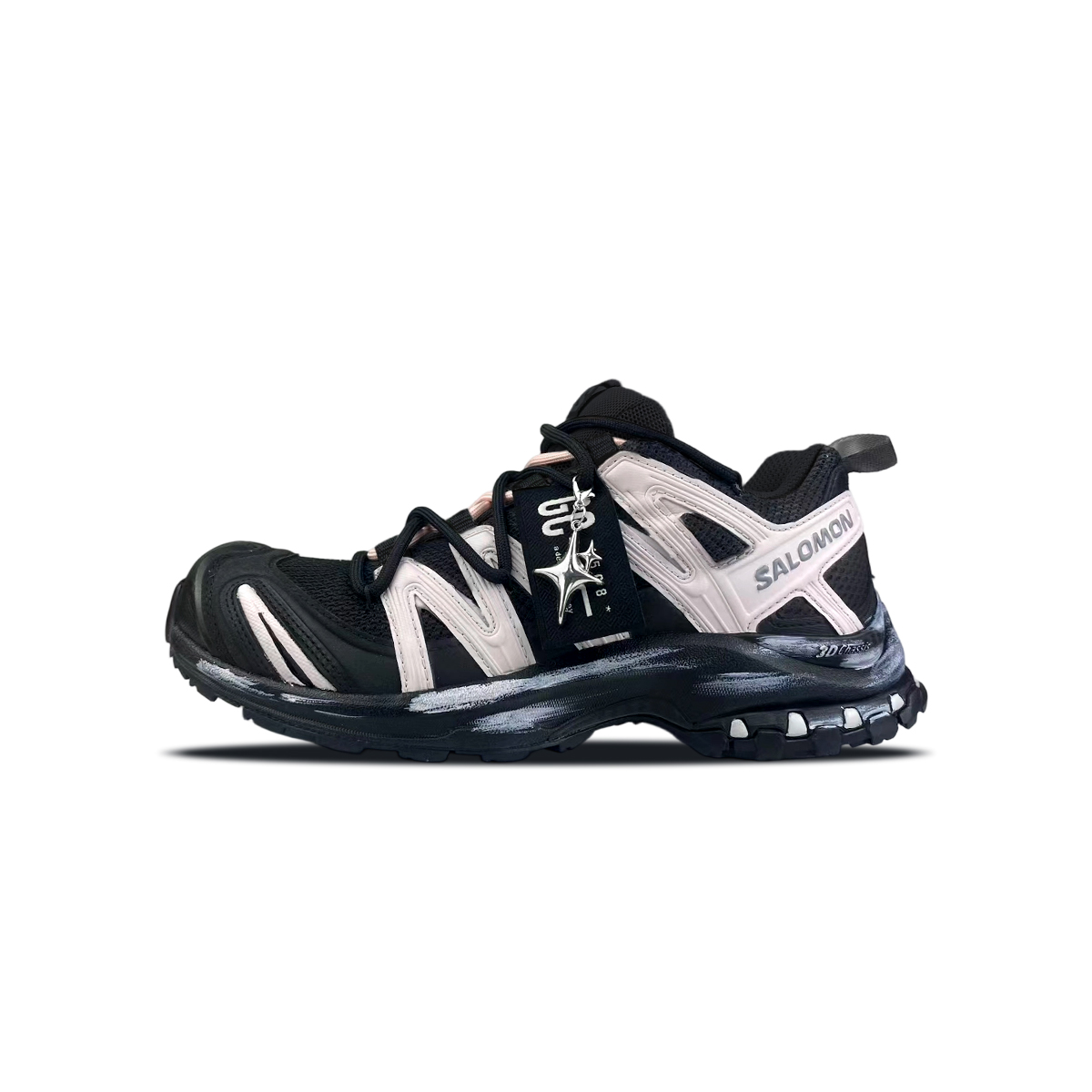 XA PRO 3D Cushioning Abrasion Resistant Support Low top Outdoor Shoes Unisex SALOMON, haze розовый-shopping bag — фото 3