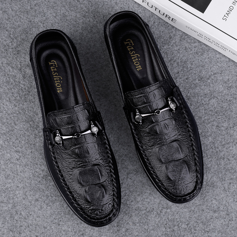 CALIFBULL Мокасины мужские коричневые, цвет Brown[Leather Shoe Size: Size 40 in This Model = Athletic Shoes 41] — фото 3