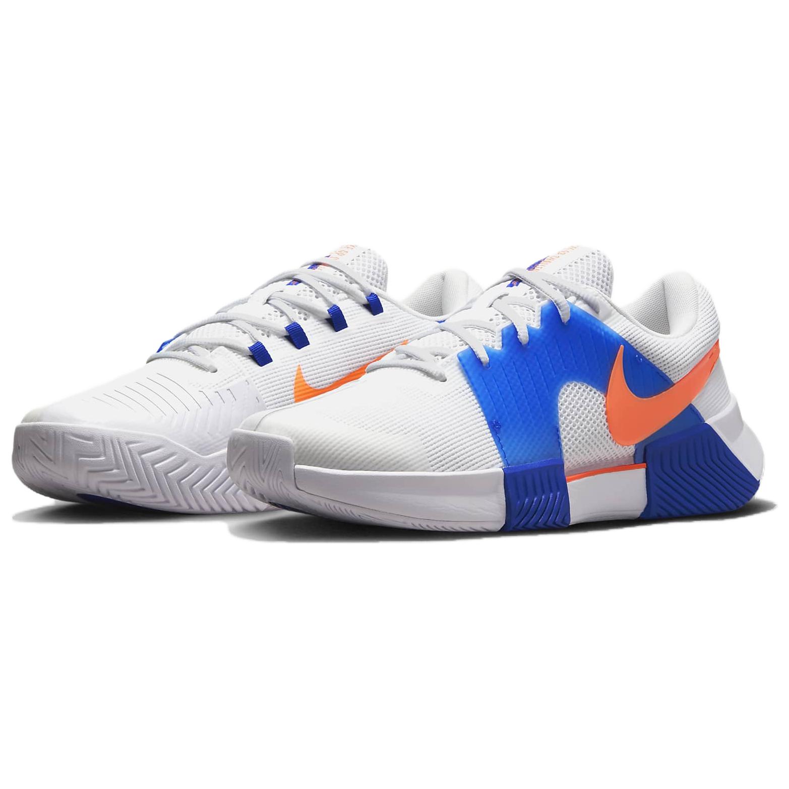 Кроссовки Nike GP Challenge 1 Low Top мужские бело-сине-оранжевые — фото 3