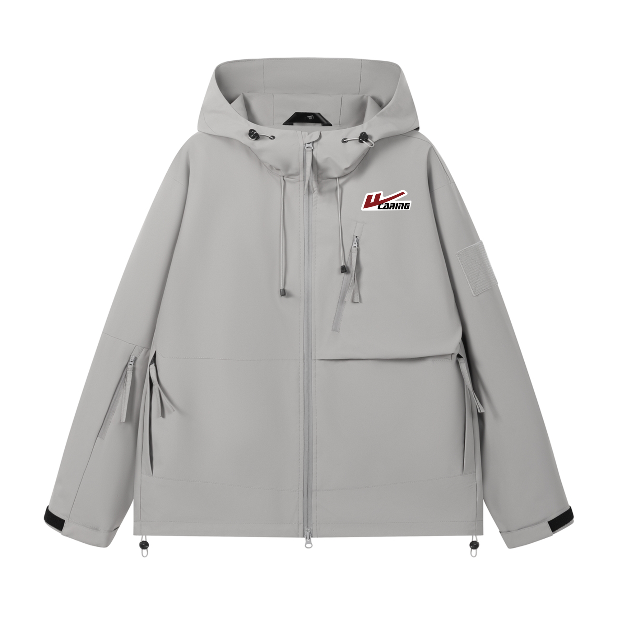 

Куртка Unisex Hooded Moderate Pilot WARRIOR, concrete серый (diy badge)