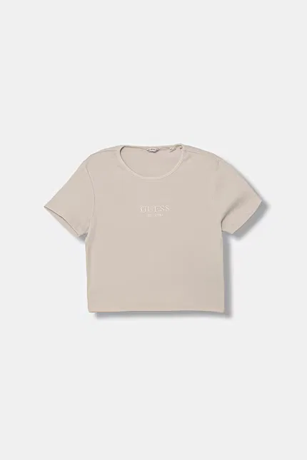 Футболка хлопковая Guess, бежевый