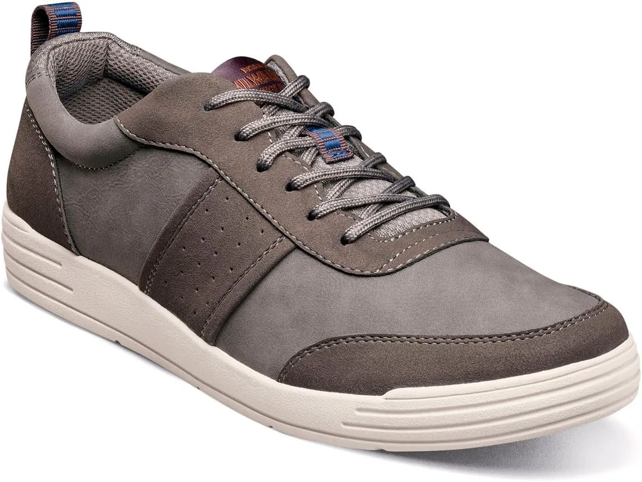 Мужские спортивные кроссовки Nunn Bush Kore City Walk Court U-bal Athletic Casual Trainers на шнуровке Oxford, Gray
