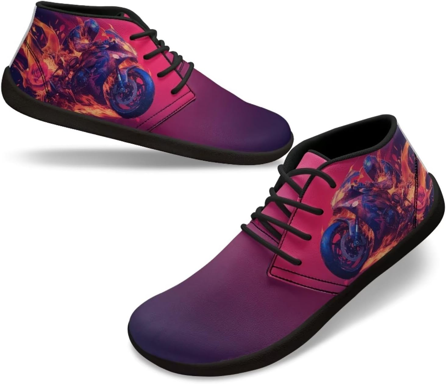 

Мужские туфли UNICEU с широкой носовой частью, босоножки, обувь с нулевым перепадом, спортивная обувь, легкие прогулочные туфли, кожаная модная обувь на каждый день, Motorcycle