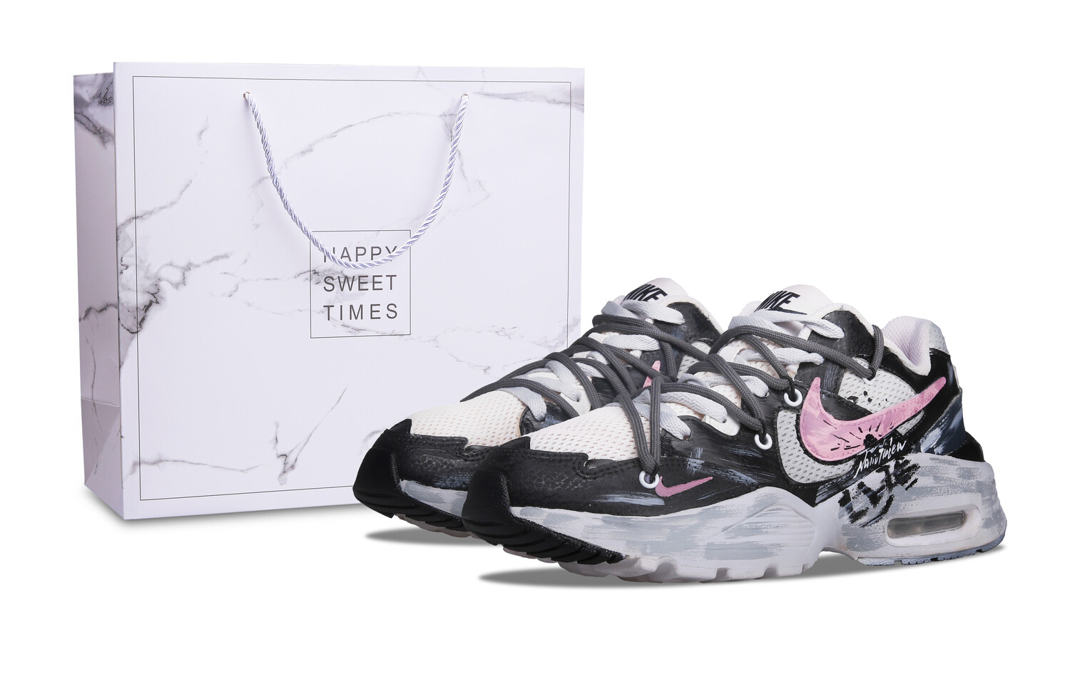 

Кроссовки Air Max Fusion женские с низким верхом розового цвета Nike