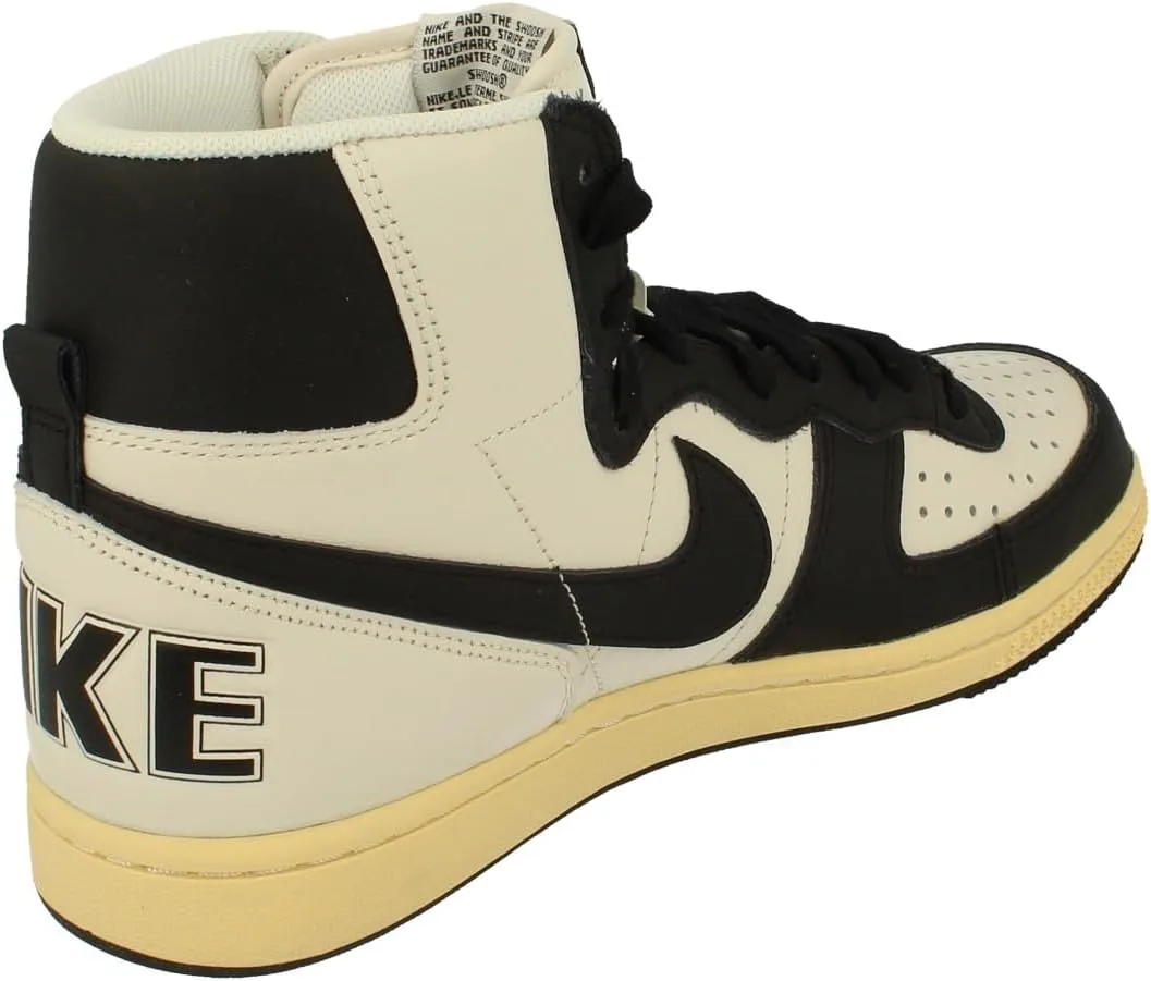 Кроссовки Nike Terminator High PRM для мужчин, модель Fd0394, черный/ванильный — фото 3