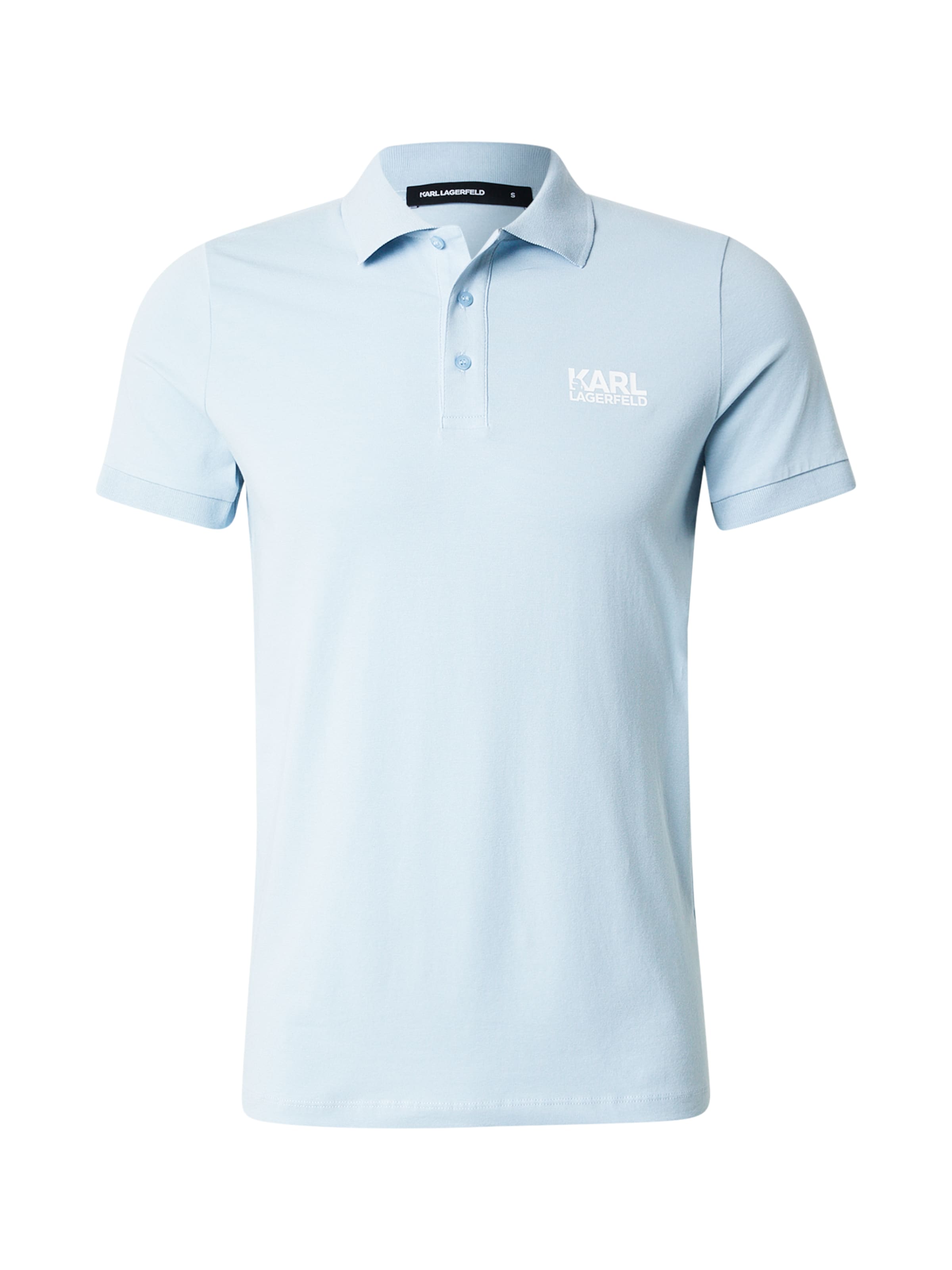 

Karl Lagerfeld Поло в пастельно-голубом цвете