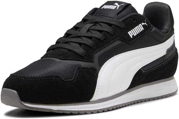 Мужские кроссовки PUMA Softride St Miler с шнуровкой для повседневной носки - черные — фото 2