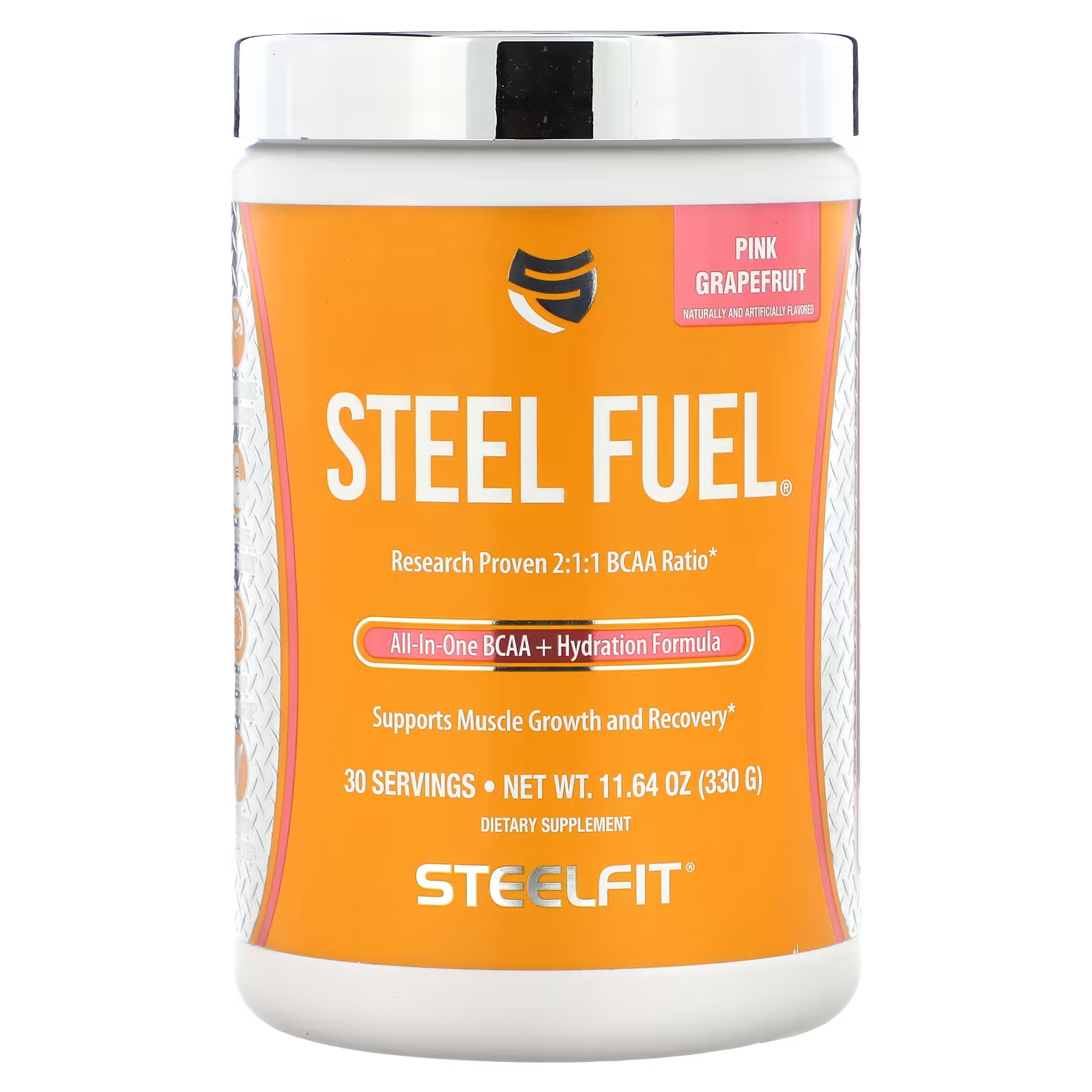 

Пищевая добавка SteelFit Steel Fuel розовый грейпфрут, 330 г