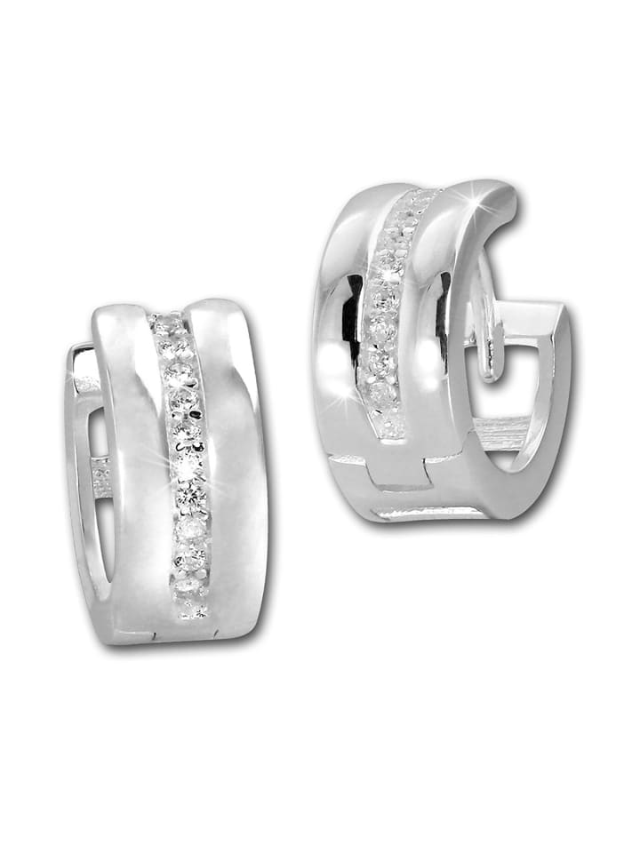 

SilberDream Женские серьги-кольца из полированного серебра 925 пробы, диаметр около 13 мм