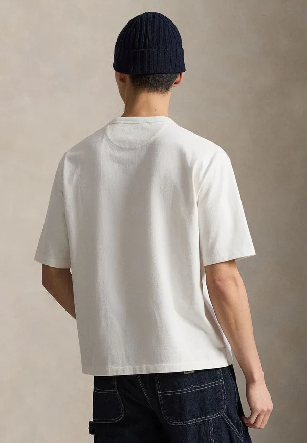 Простая футболка Polo Ralph Lauren, White — фото 3