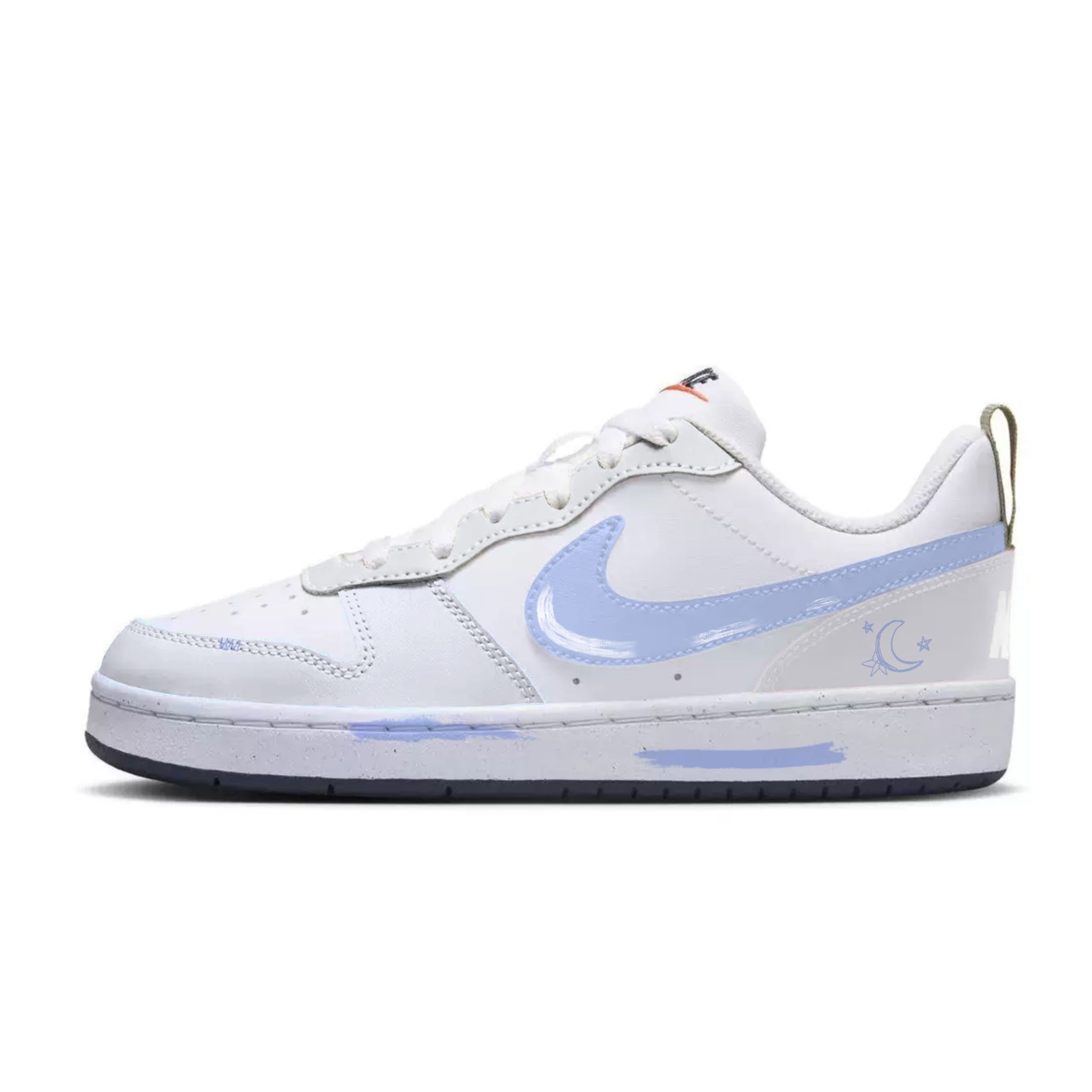 

Nike Court borough mist and tranquility амортизация low top скейтборд кроссовки light blue детские