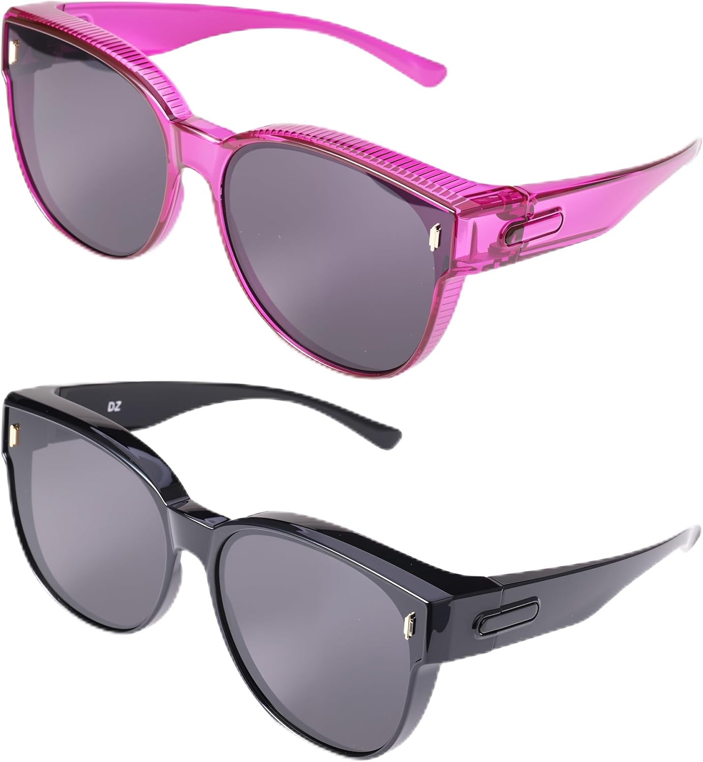 

Солнцезащитные очки JATEBI для женщин, поляризованные, с большой оправой, линзы TR90 TAC, защита от УФ-излучения UV400, для вождения и использования на открытом воздухе, Purple/ Black , Black /Black