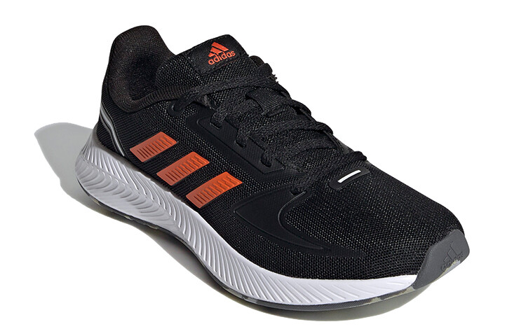 Кроссовки Runfalcon 2.0 Kids, низкие, черные/оранжевые Adidas Neo — фото 3