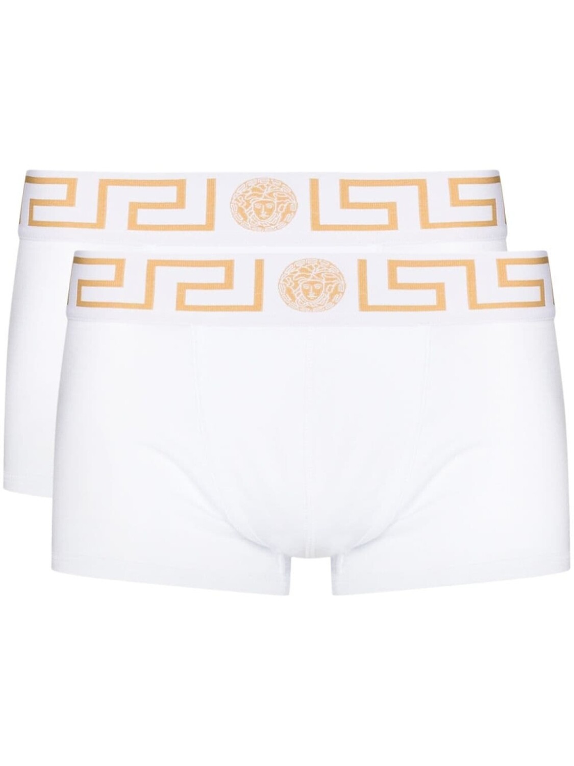 

Versace комплект из двух боксеров с узором Greca, белый