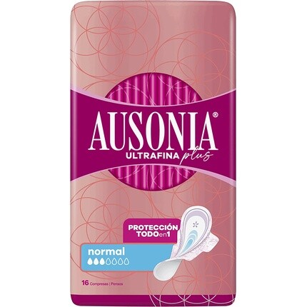 

Ausonia Ultra Thin Plus Normal Wings с легким ароматом, 16 подушечек