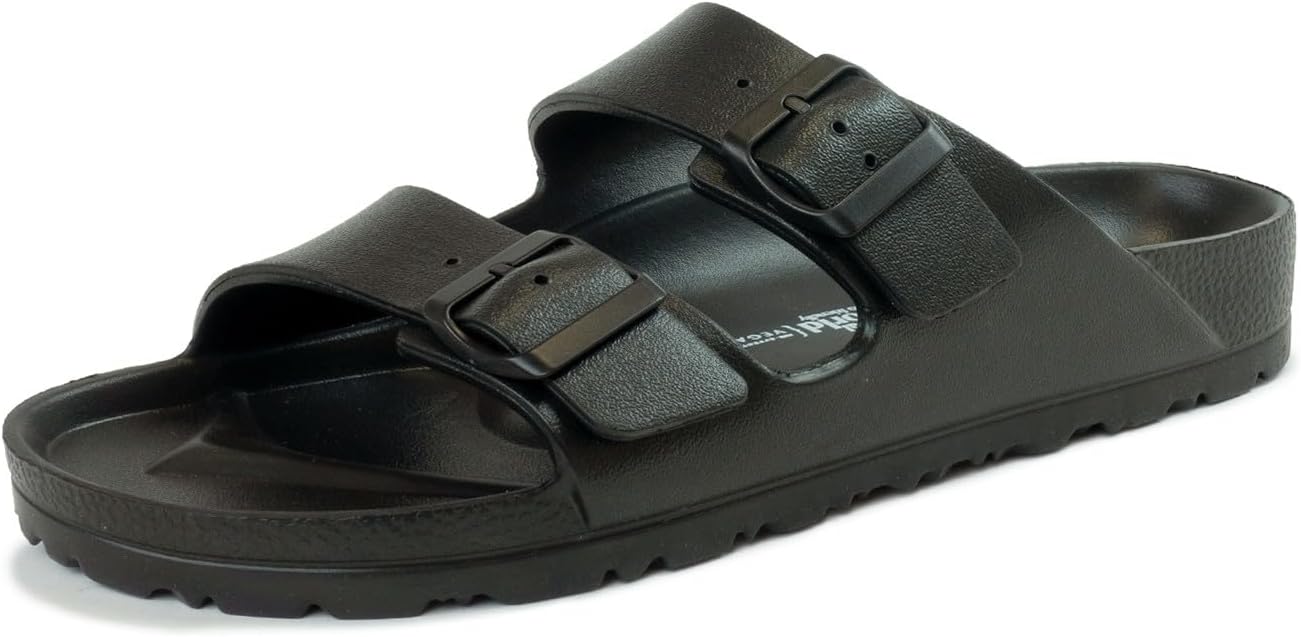 

Сандалии-мюли Natural World унисекс для взрослых, белый/черный