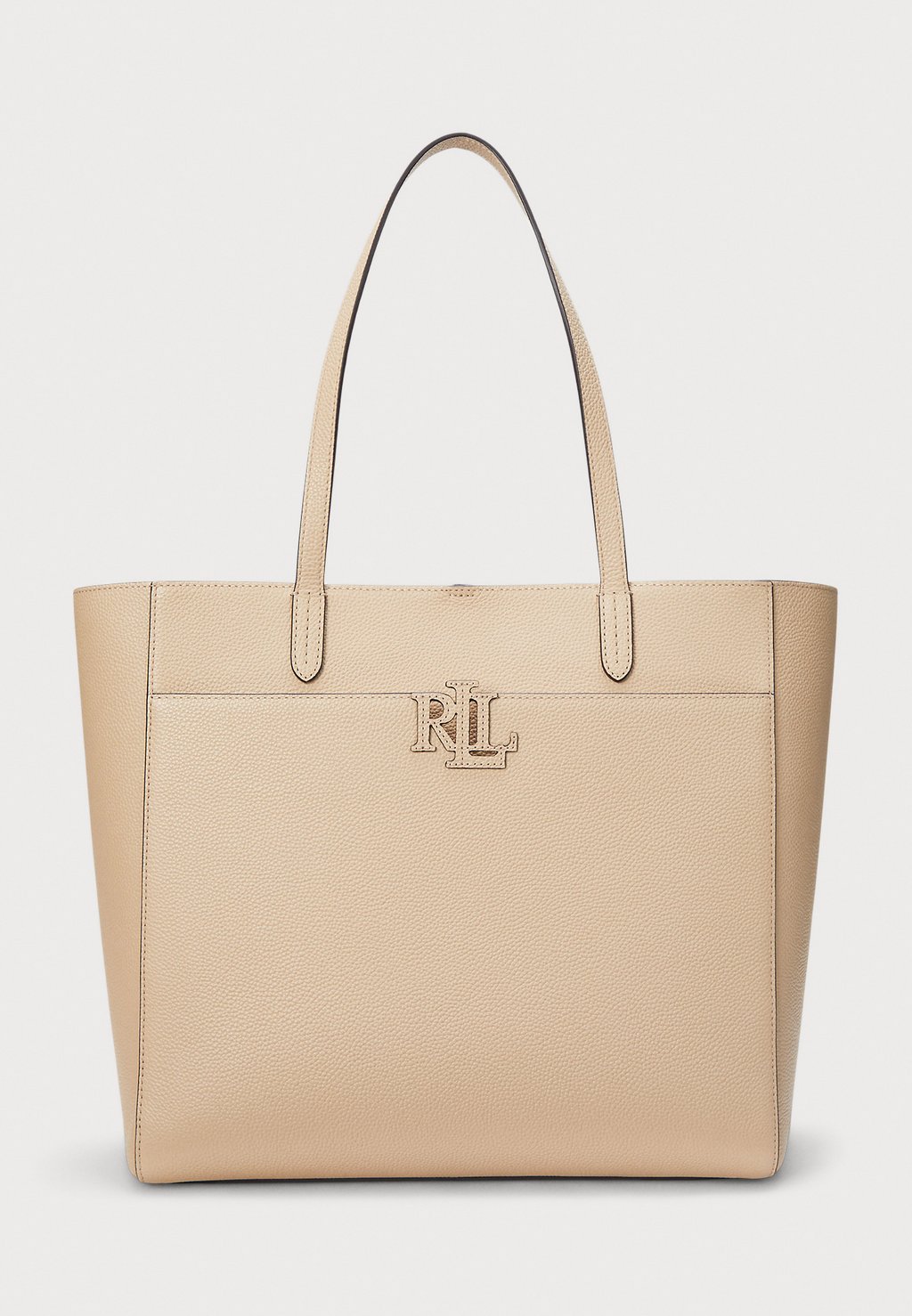 

Сумка-тоут PEBBLED LEATHER LARGE CAMERYN TOTE BAG Lauren Ralph Lauren, песочный