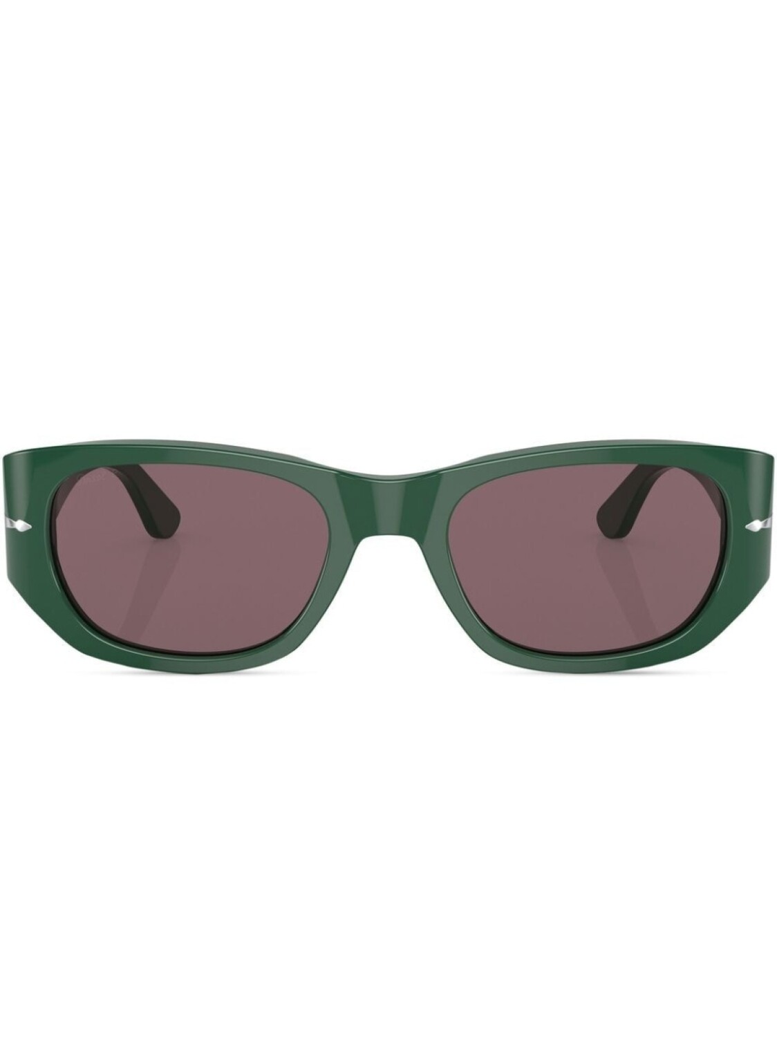 

Persol солнцезащитные очки в прямоугольной оправе, зеленый