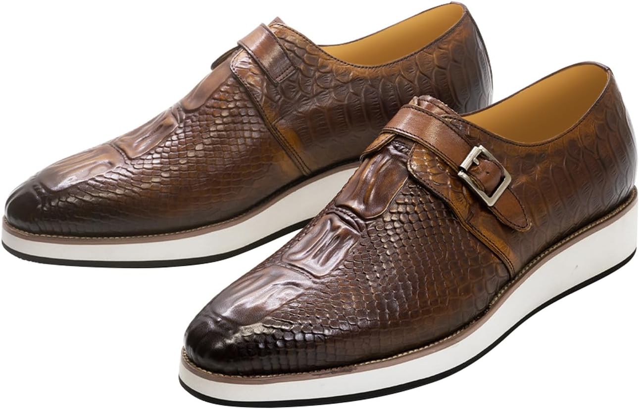 

Мужские повседневные туфли Santimon, кеды, лоферы из натуральной кожи, модные кроссовки, плоская обувь, для праздников, свадеб, бизнеса, удобные обувь для ходьбы для мужчин, коричневый