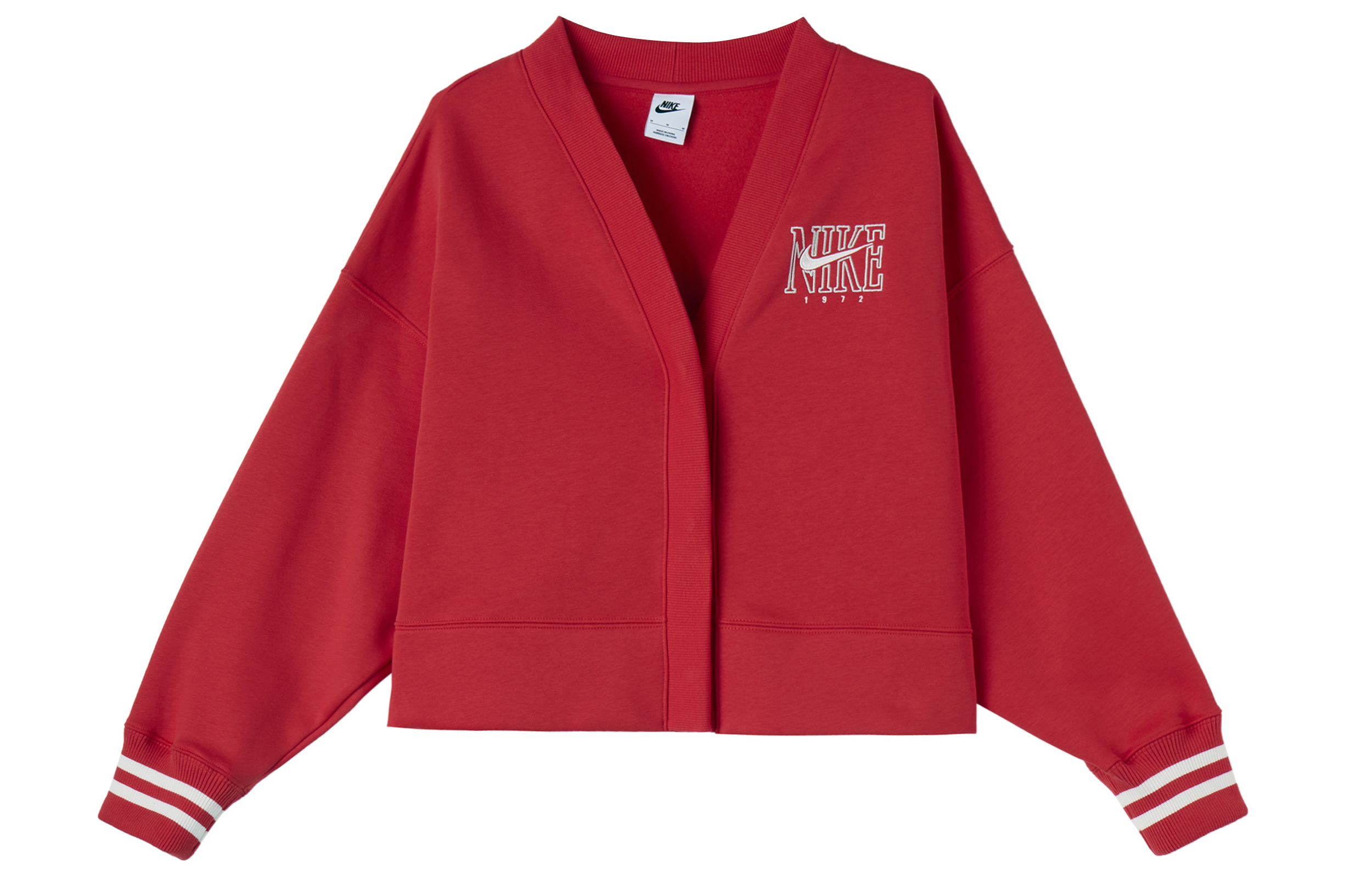 

Nike Спортивная кофта женская оверсайз с принтом, Red