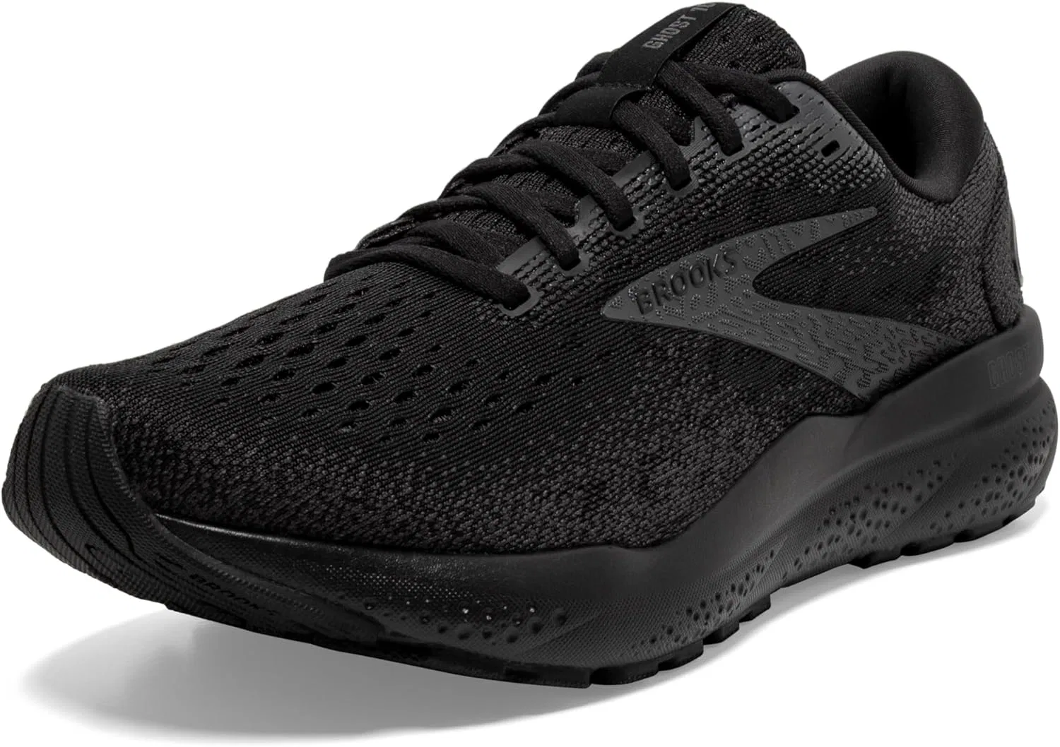 Мужские беговые кроссовки Brooks Ghost 16 нейтрального цвета, Black Ebony