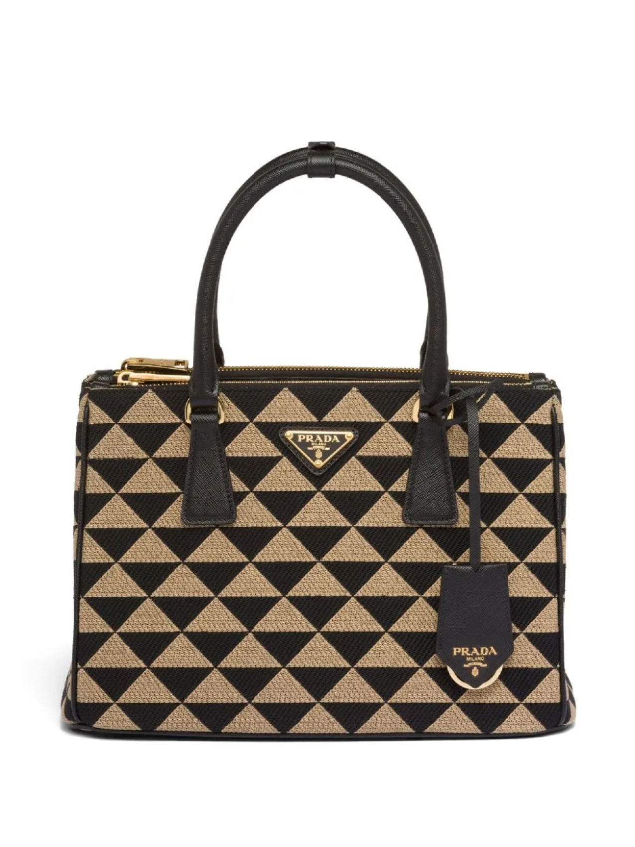 

Сумка Small Symbole с вышивкой Prada, черный