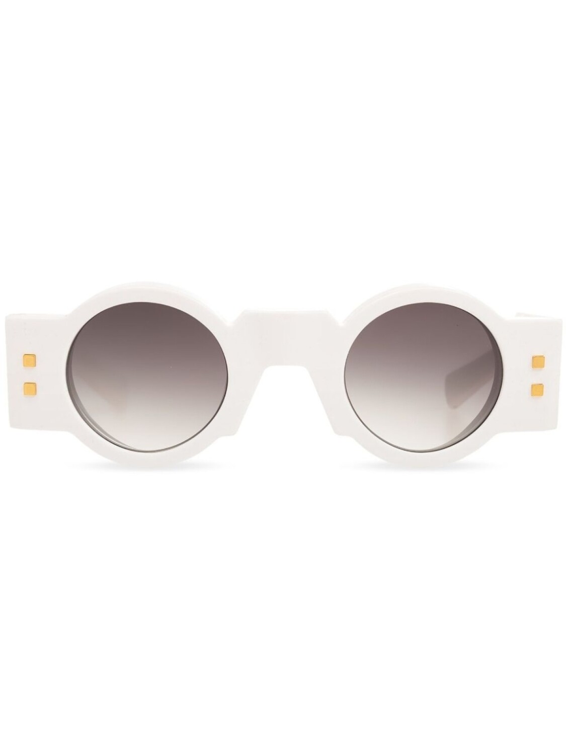 

Balmain Eyewear солнцезащитные очки Olivier в круглой оправе, белый